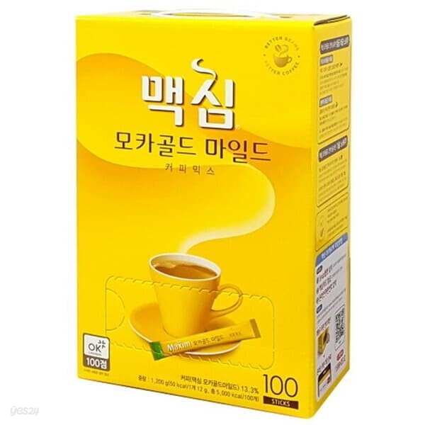 맥심 모카골드 마일드 커피믹스 100T