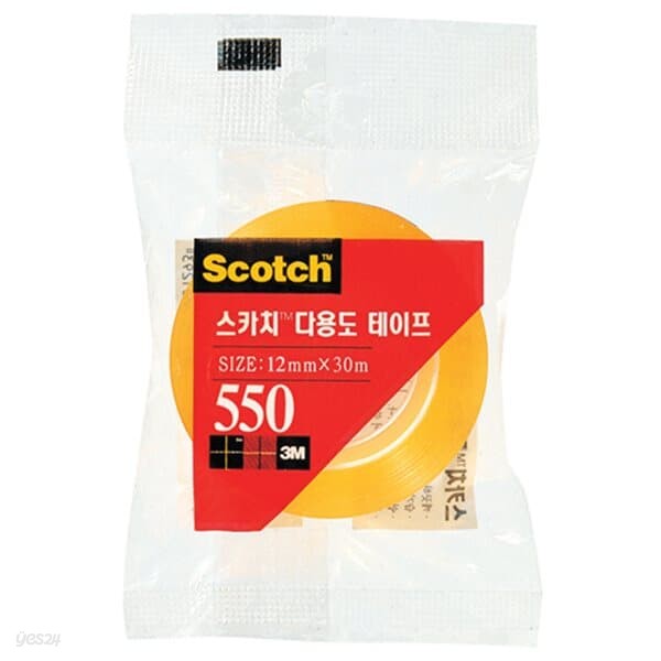 문구도매 3M  550 12mmX30M 다용도 테이프 리필