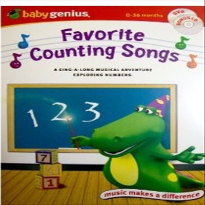 Baby Genius: Favorite Counting Songs (̺ Ͼ : ̹ ī )(ڵ1)(ѱ۹ڸ)(DVD)