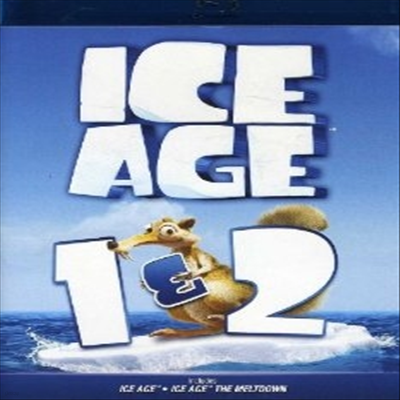 Ice Age 1 & 2 (̽  1.2) (ѱ۹ڸ)(Blu-ray)