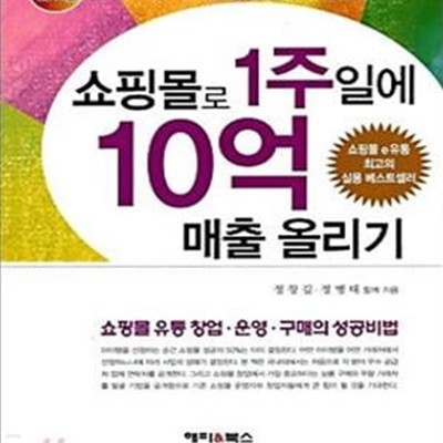 쇼핑몰로 1주일에 10억 매출 올리기