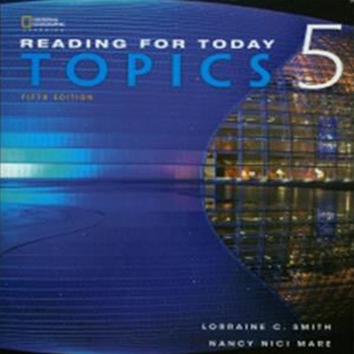 Reading for Today. 5 (Topics (with MP3 CD))