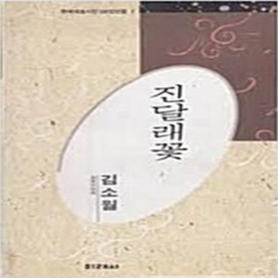 진달래꽃- 김소월 시선 (한국대표시인100인선집 1)