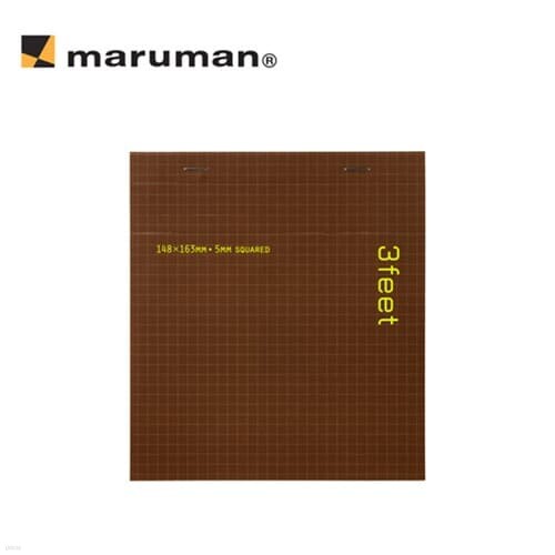 문구도매 [Maruman] 3FEET 사각형-Brown(N761)