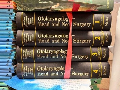 Otolaryngology - head and neck surgery 4권 세트 mosby