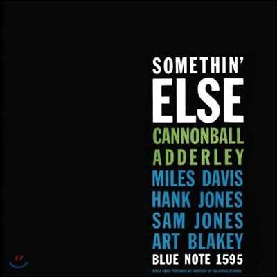 Cannonball Adderley - Somethin' Else [LP]