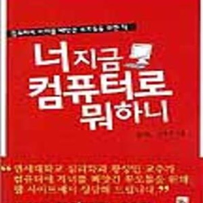 너 지금 컴퓨터로 뭐하니 (컴퓨터에 아이를 빼앗긴 부모들을 위한 책)