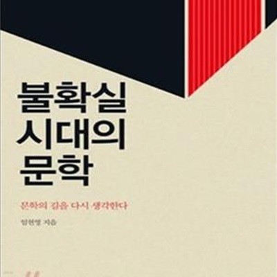 불확실 시대의 문학 (문학의 길을 다시 생각한다)