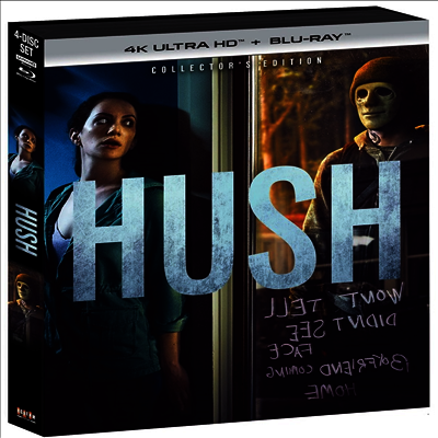Hush (Collector's Edition) (허쉬) (2016)(한글무자막)(4K Ultra HD + Blu-ray)