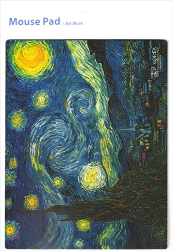 [아트샵코리아] 명화 마우스패드 MP5011 고흐 Vincent van Gogh - Starry night 별이 빛나는 밤