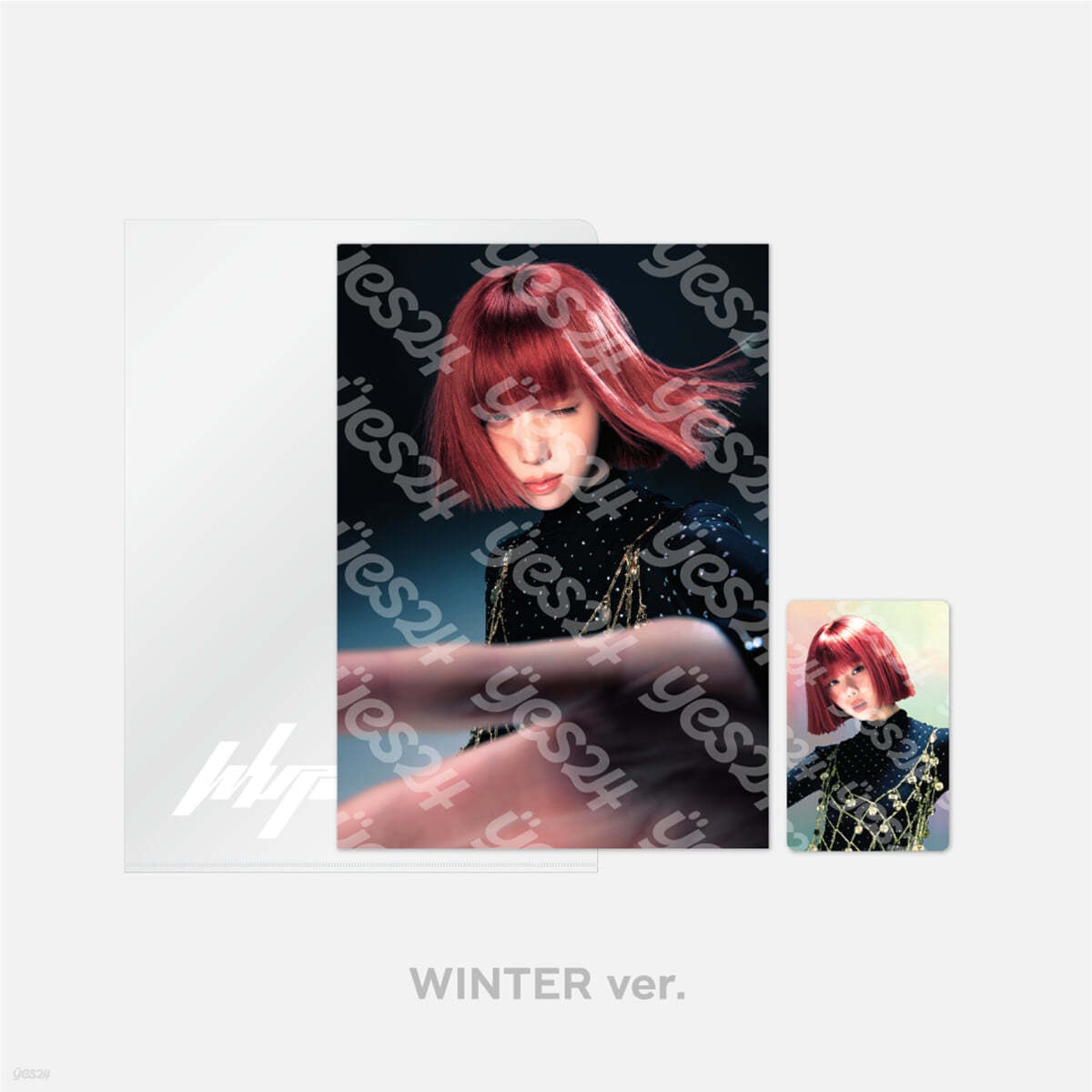 [2024 aespa 'Whiplash'] POSTCARD + HOLOGRAM PHOTO CARD SET [윈터 ver.]