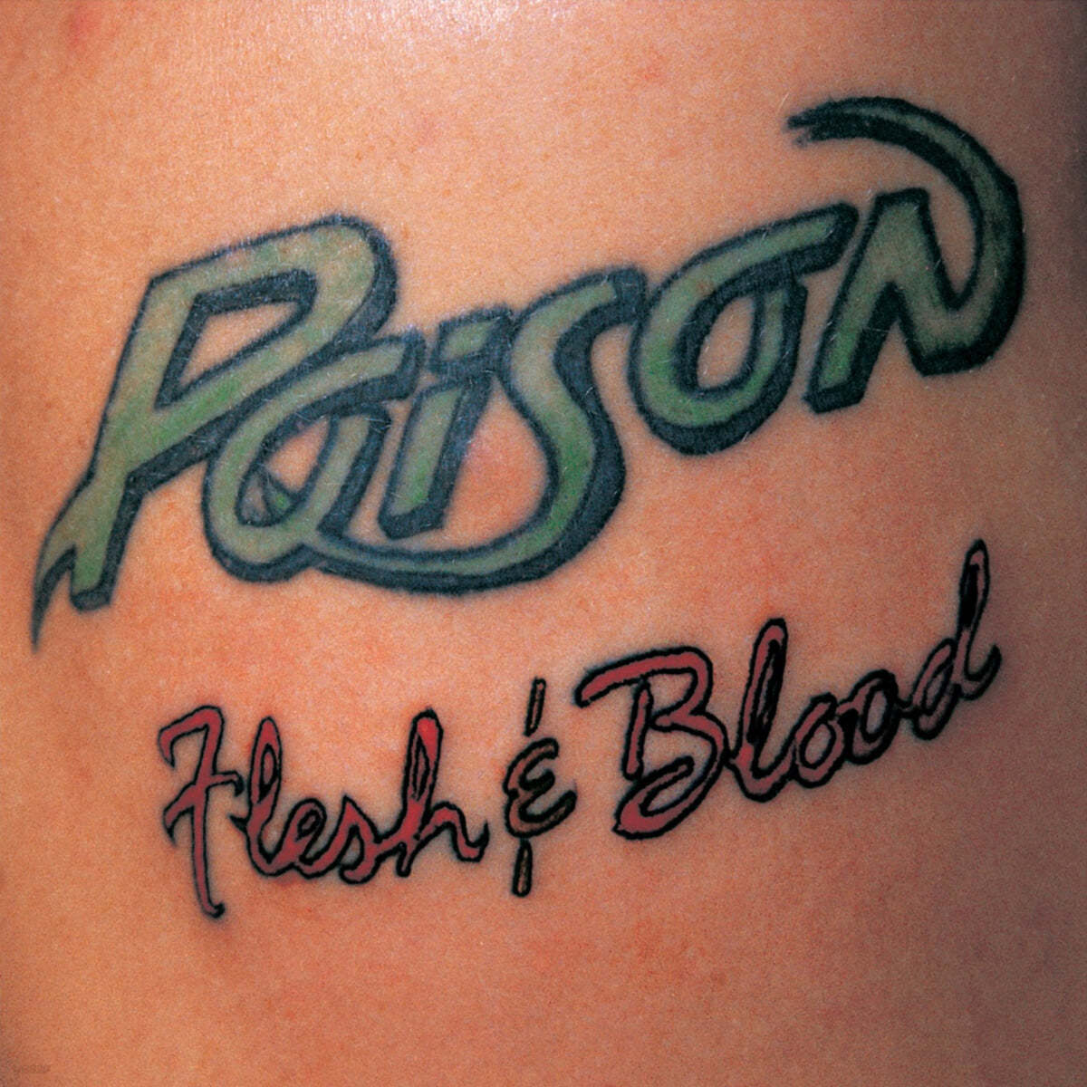 Poison (포이즌) - 3집 Flesh & Blood [시 글래스 컬러 LP]