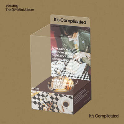  (YESUNG) - ̴Ͼٹ 6 : Its Complicated [Special Ver.](Ʈٹ)