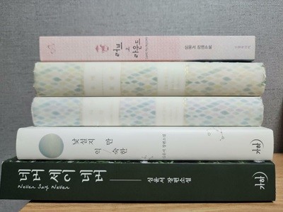 (묶음) 러브 고 라운드 / 우애수 / 난다의 일기 / 낯설지만 익숙한 / 네버 세이 네버 (심윤서 5권)