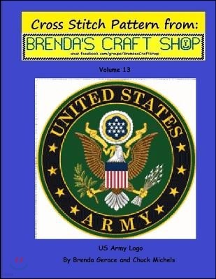 US Army Logo - Cross Stitch Pattern: from Brenda's Craft Shop - Volume 13