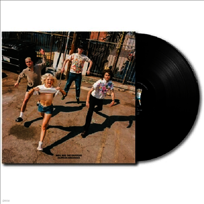 Amyl & The Sniffers — Cartoon Darkness (Cartoon Black Edition)(Poster) 앨범 커버