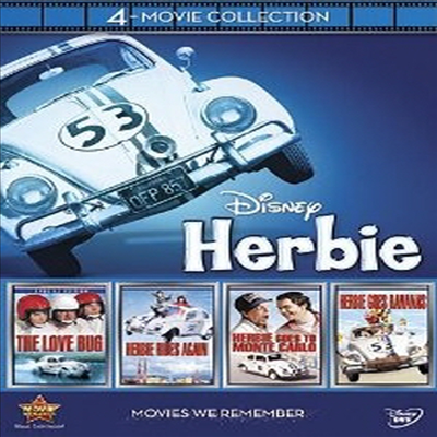 Disney 4-Movie Collection: Herbie - Love Bug / Herbie Goes Bananas / Herbie Goes To Monte Carlo / Herbie Rides Again ( 4  ÷ : )(ڵ1)(ѱ۹ڸ)(DVD)