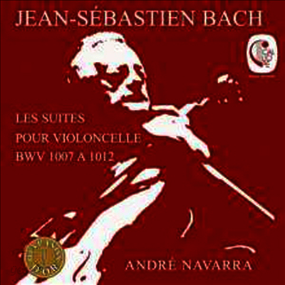 바흐: 무반주 첼로 모음곡 1-6번 (Bach: Cellosuiten BWV1007-1012) (2CD) - Andre Navarra