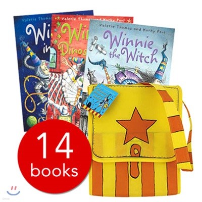 마녀 위니 챕터북 14종 + 가방 세트 (CD 미포함) : Winnie The Witch Collection 14 Books Set