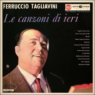 Ferruccio Tagliavini 물망초 앨범 (어제의 노래) - 페루치오 탈리아비니