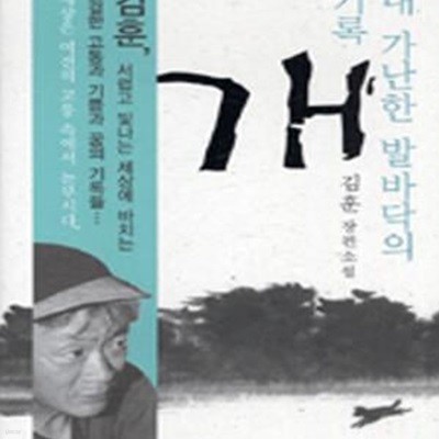 개 - 내 가난한 발바닥의 기록 (양장본)