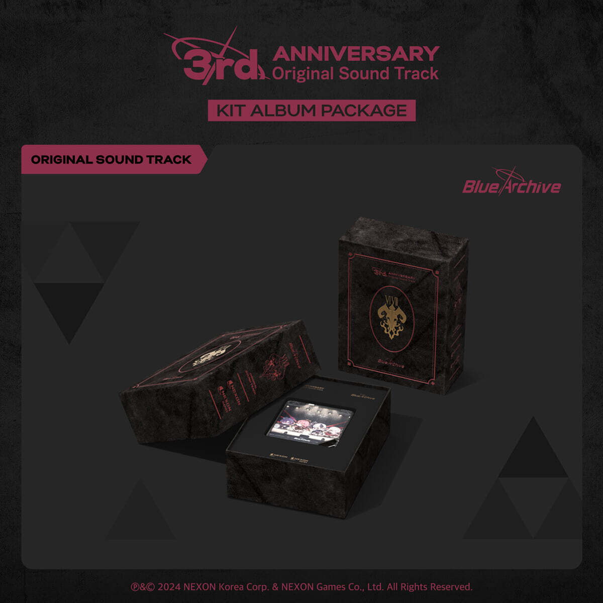 블루 아카이브 3주년 기념 OST KIT 앨범 패키지 (BLUE ARCHIVE 3rd ANNIVERSARY OST - KIT ALBUM PACKAGE)