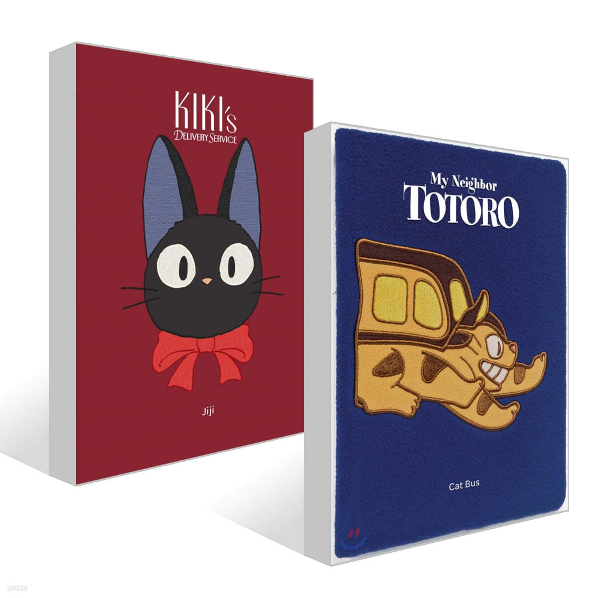 My Neighbor Totoro: Cat Bus Plush Journal + Kiki's Delivery Service: Jiji Journal 세트