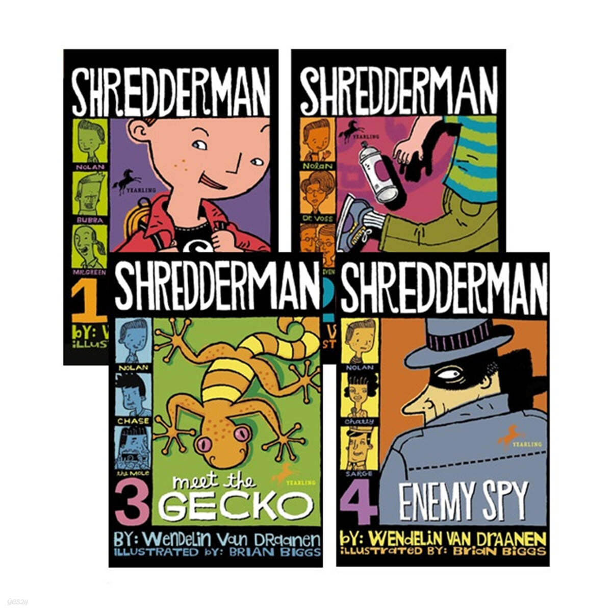 Shredderman 시리즈 챕터북 4종 세트