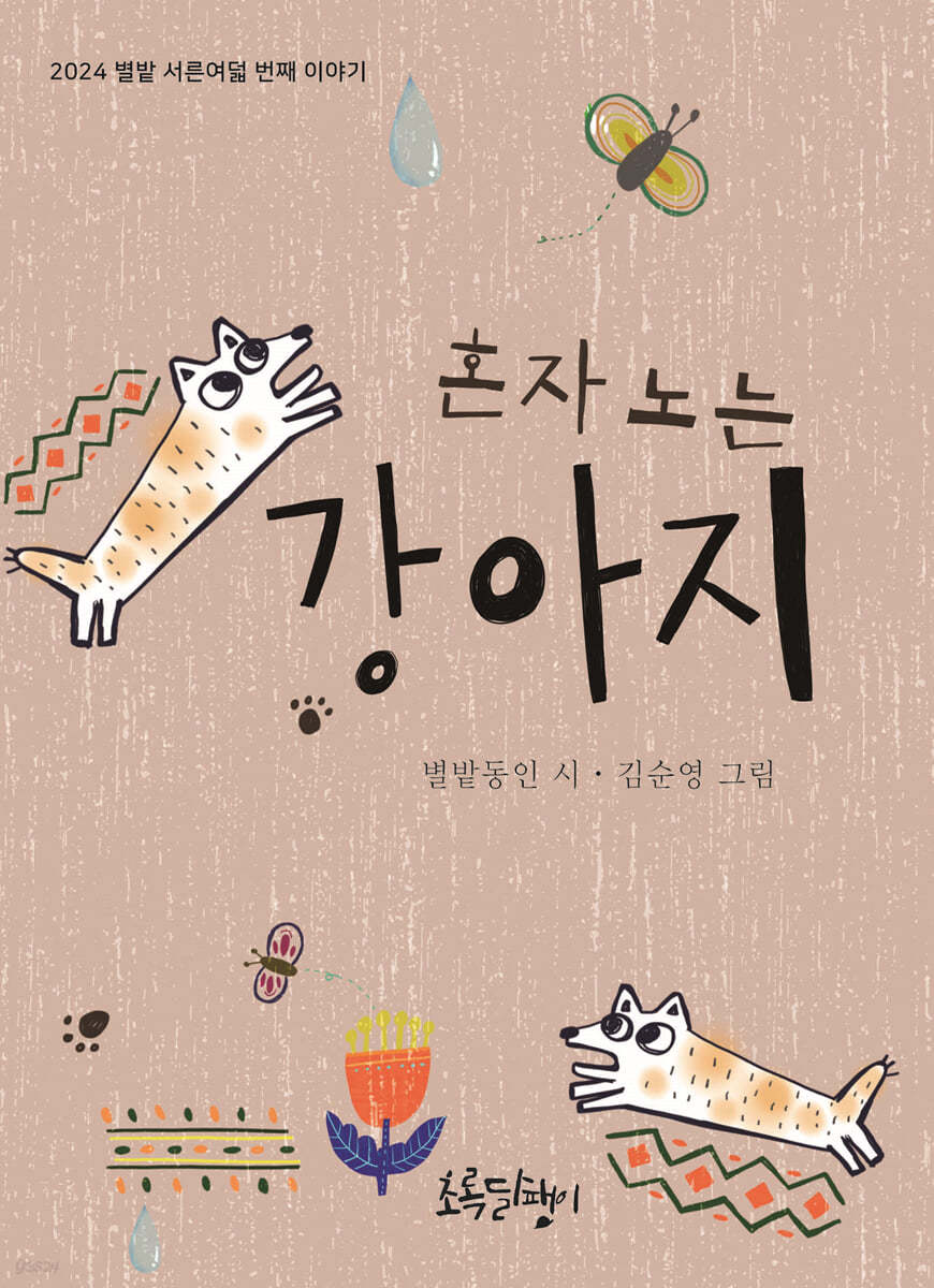 혼자 노는 강아지