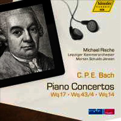 C.P.E.바흐: 건반을 위한 협주곡 (C.P.E.Bach: Keyboard Concertos for Piano Wq. 17, 43/4 & 14)(CD) - Morten Schuldt-Jensen