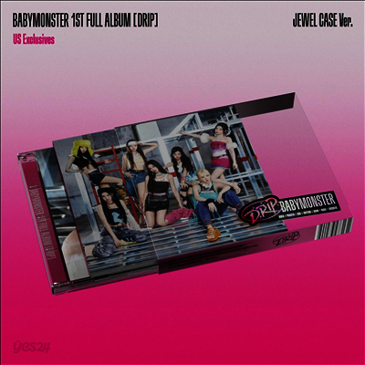 베이비몬스터 (BABYMONSTER) - Drip (US Exclusive Jewel Case Version)(미국반 독점 포토카드 랜덤)(CD)