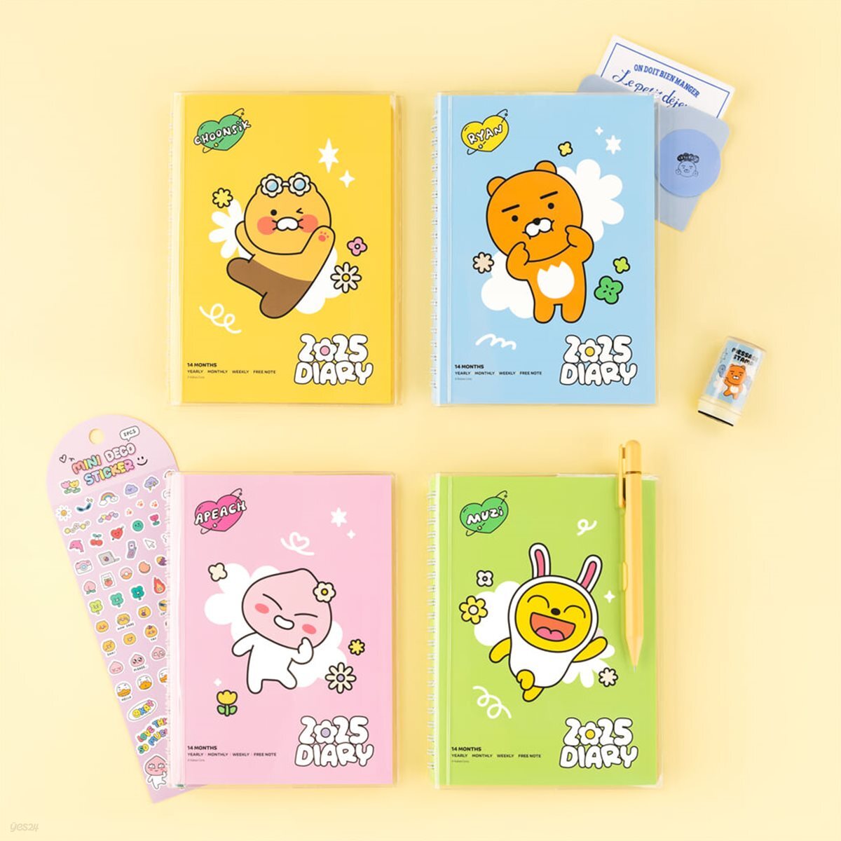 [예스24배송] 카카오프렌즈 세이치즈 2025 인스프링 다이어리