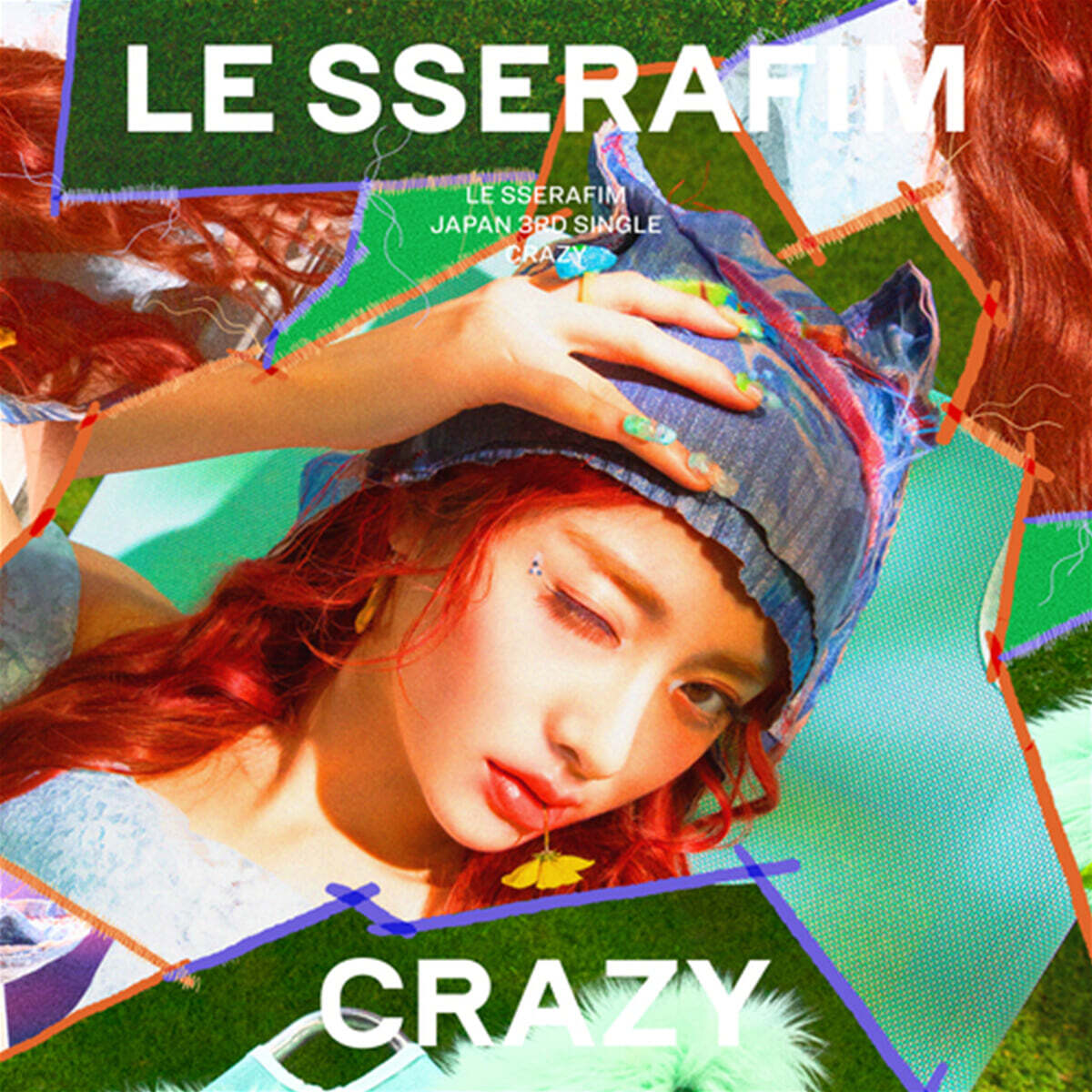 르세라핌 (LE SSERAFIM) - 일본 싱글 3집 CRAZY [HUH YUNJIN 허윤진 Ver.]