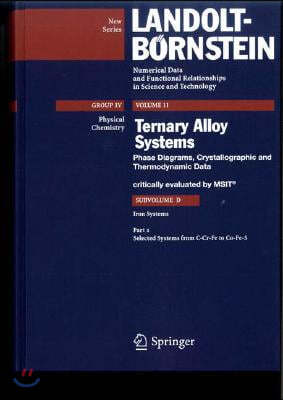 Selected Systems from C-Cr-Fe to Co-Fe-S