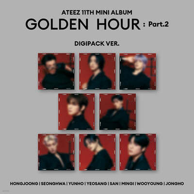 Ƽ (ATEEZ) - GOLDEN HOUR : Part.2 [DIGIPACK VER.][8  1 ߼]