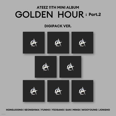 Ƽ (ATEEZ) - GOLDEN HOUR : Part.2 [DIGIPACK VER.][8 SET]