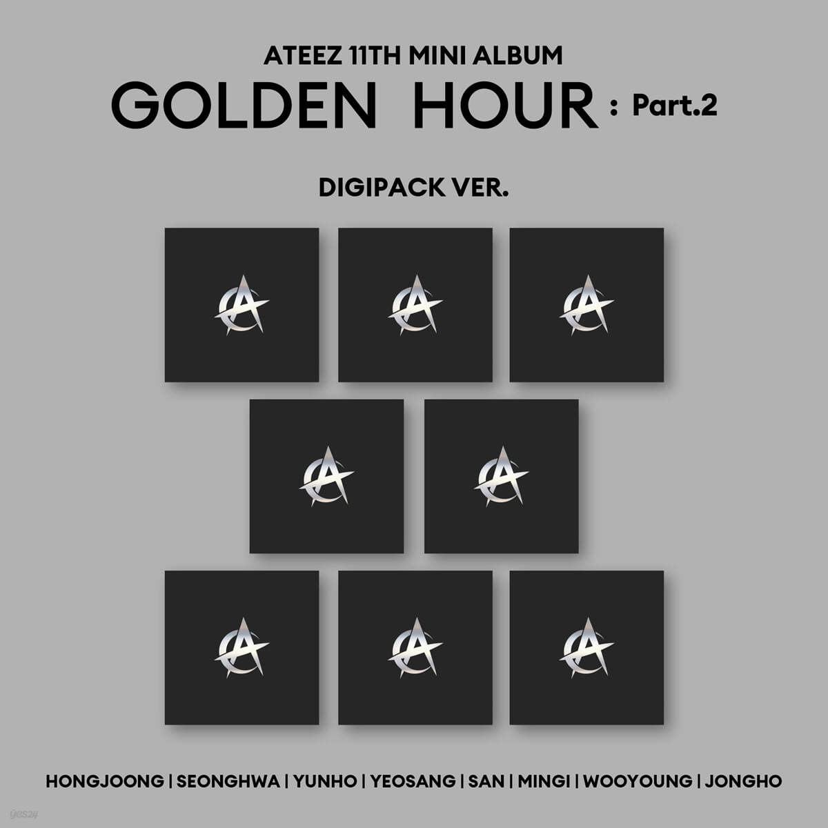 에이티즈 (ATEEZ) - GOLDEN HOUR : Part.2 [DIGIPACK VER.][8종 SET]