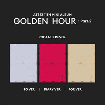 Ƽ (ATEEZ) - GOLDEN HOUR : Part.2 [POCAALBUM VER.][3 SET]