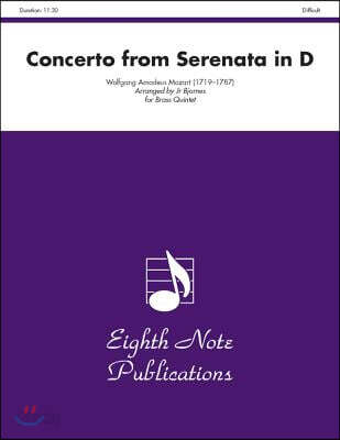 Concerto (from Serenata in D): Alto Trombone Feature, Score & Parts
