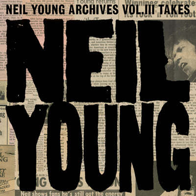 Neil Young (닐 영) — Archives Vol. III Takes 앨범 커버