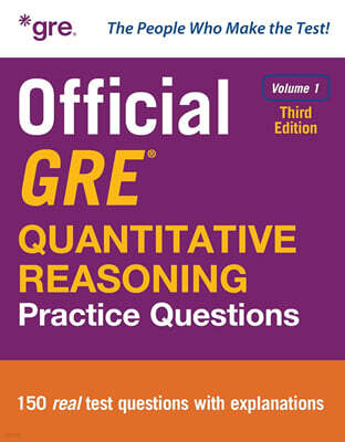 Official GRE Quantitative Reasoning Practice Questions, Third Edition, Volume 1