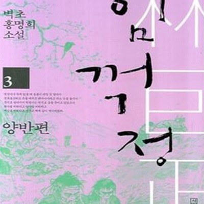 임꺽정 3 (벽초 홍명희 소설, 양반편)