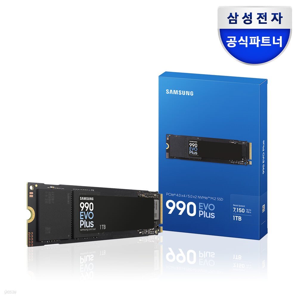 삼성전자 SSD 990 EVO PLUS NVMe M.2 1TB MZ-V9S1T0BW