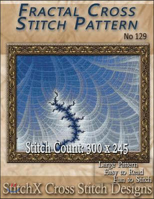 Fractal Cross Stitch Pattern - No. 129