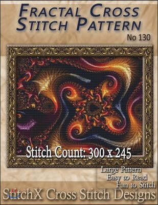 Fractal Cross Stitch Pattern - No. 130