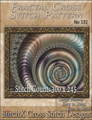 Fractal Cross Stitch Pattern - No. 132