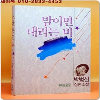 밤이면 내리는 비 - 박범신 장편소설 <1990년 초판>