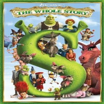 Shrek: The Whole Story Boxed Set (Shrek / Shrek 2 / Shrek the Third / Shrek Forever After) ( ڽƮ)(ڵ1)(ѱ۹ڸ)(DVD)