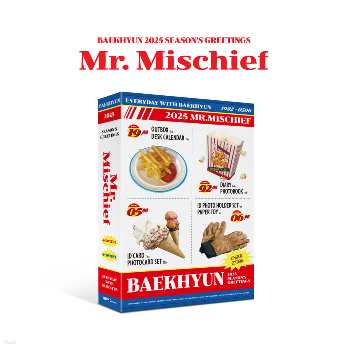 백현 (BAEKHYUN) 2025 SEASON'S GREETINGS [Mr. Mischief]