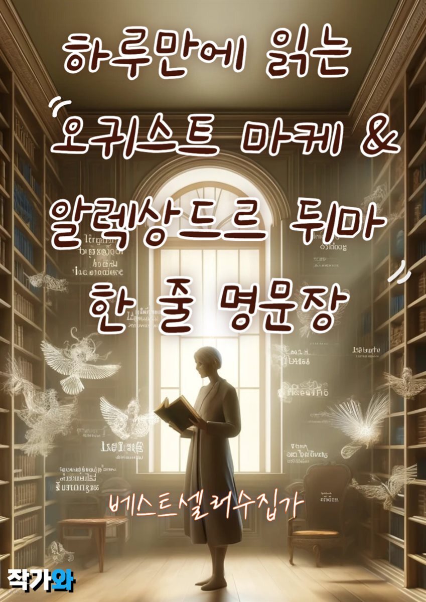 하루만에 읽는 알렉상드르 뒤마(Alexandre Dumas) 오귀스트 마케(Auguste Maquet) 한 줄 명문장 수집